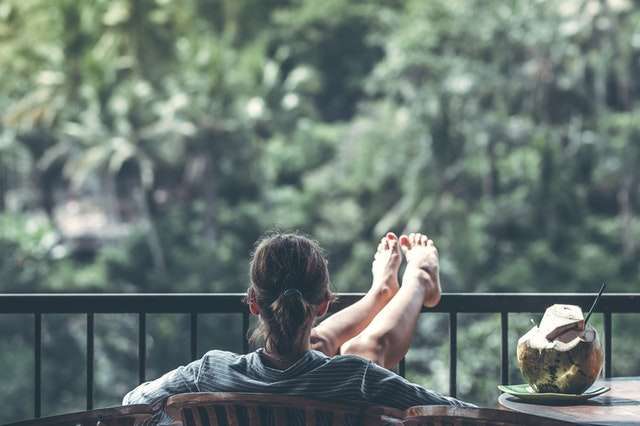 Evening relaxation and wind-down wellness routine